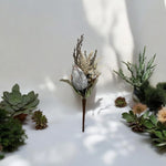 Artificial Eucalyptus & Cotinus Flower Bunch | Pots & Vases