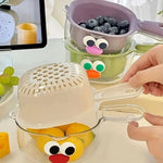 Kitchen Dual-Layer Draining Basket – Multi-Purpose Wash & Storage Colander