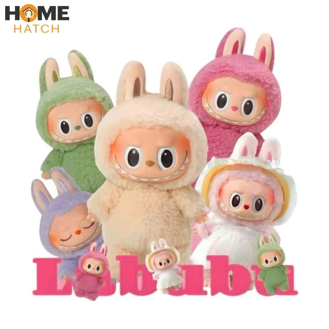 Labubu Collectibles Plush Doll KeyChain - Have a Seat