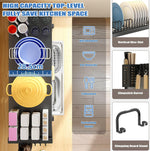 Stainless Steel Over The Sink Dish Drying Rack With Utensil Holder - Home Hatch