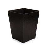 Leatherette Crocodile Pattern Dust Bin