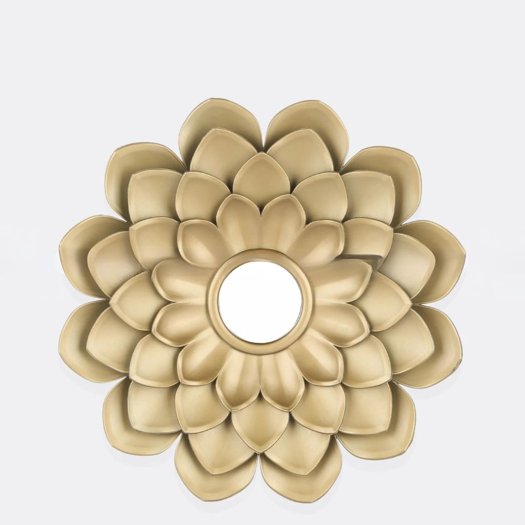 Lotus Flower Mirror Wall Hanging | Wall Décor