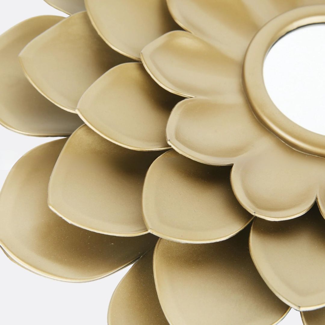 Lotus Flower Mirror Wall Hanging | Wall Décor