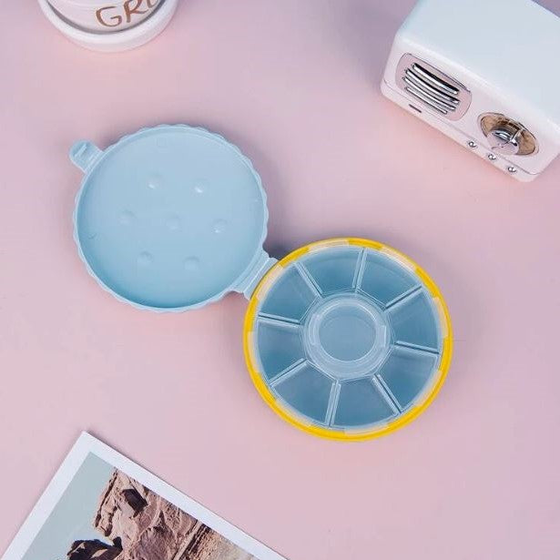 9 Compartments Medicine Pill Box | Medicine Organizer Container