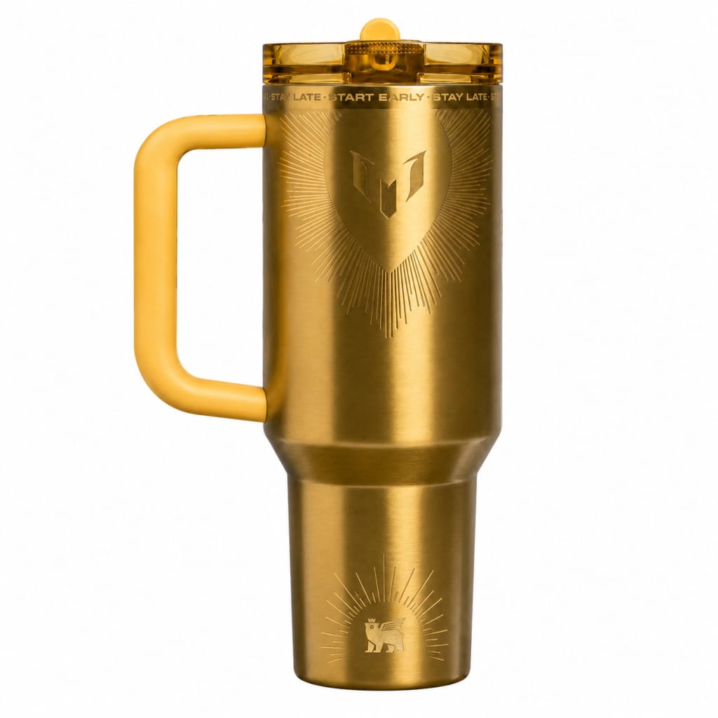 Messi x Stanley Quencher ProTour 40 OZ Flip Straw Tumbler in Messi Legacy design for everyday hydration, gym, office and travel.Messi Stanley tumblerMessi x Stanley QuencherStanley Quencher 40 ozMessi Legacy tumbler40 oz flip straw tumblerMessi water tumblerMessi football tumblerStanley Quencher tumblerlarge capacity tumbler PakistanMessi tumbler Pakistan