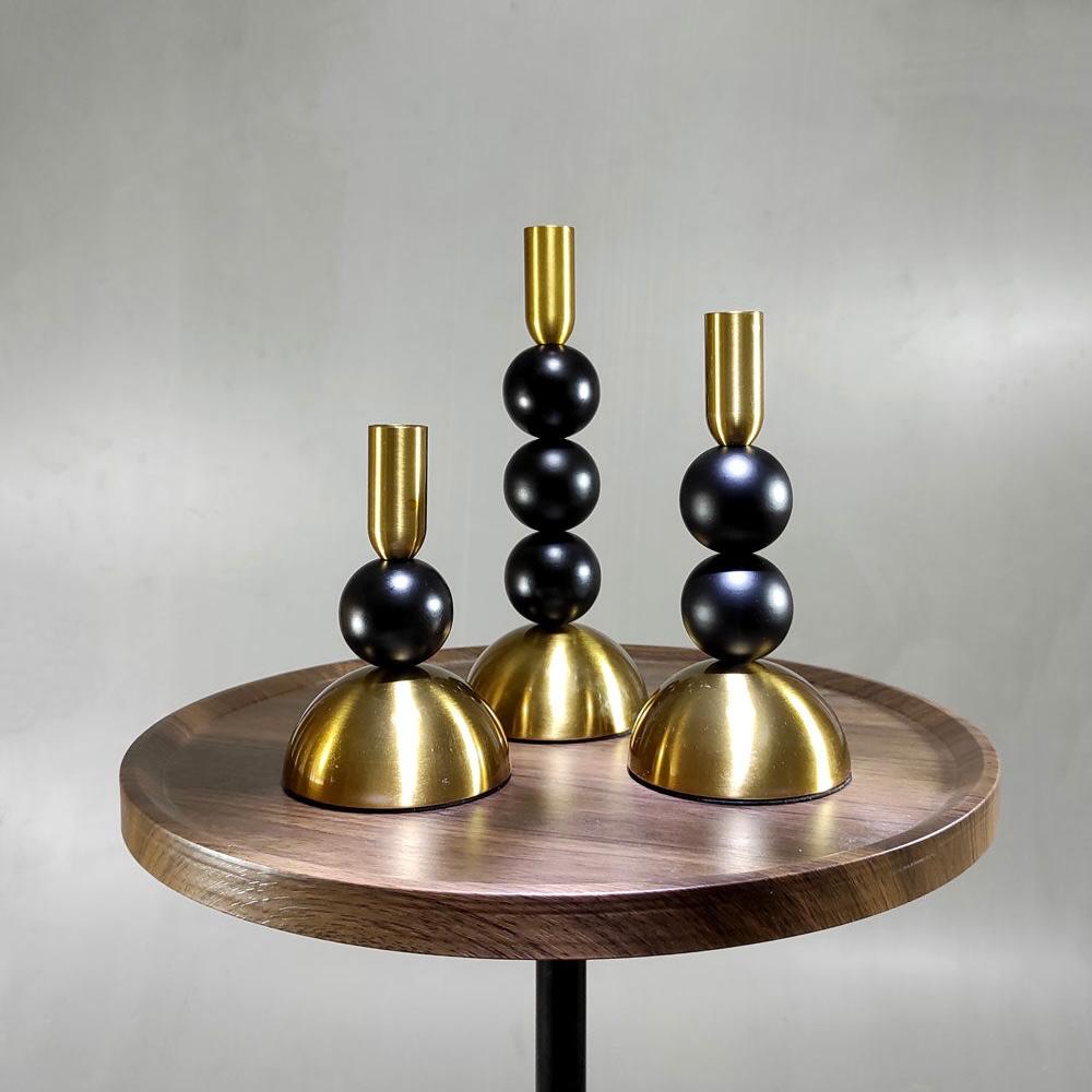 Modern Beads Pillar Candle Stand | Home Décor