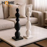 Modern Abstract Stacked Sphere Sculpture | Home Décor