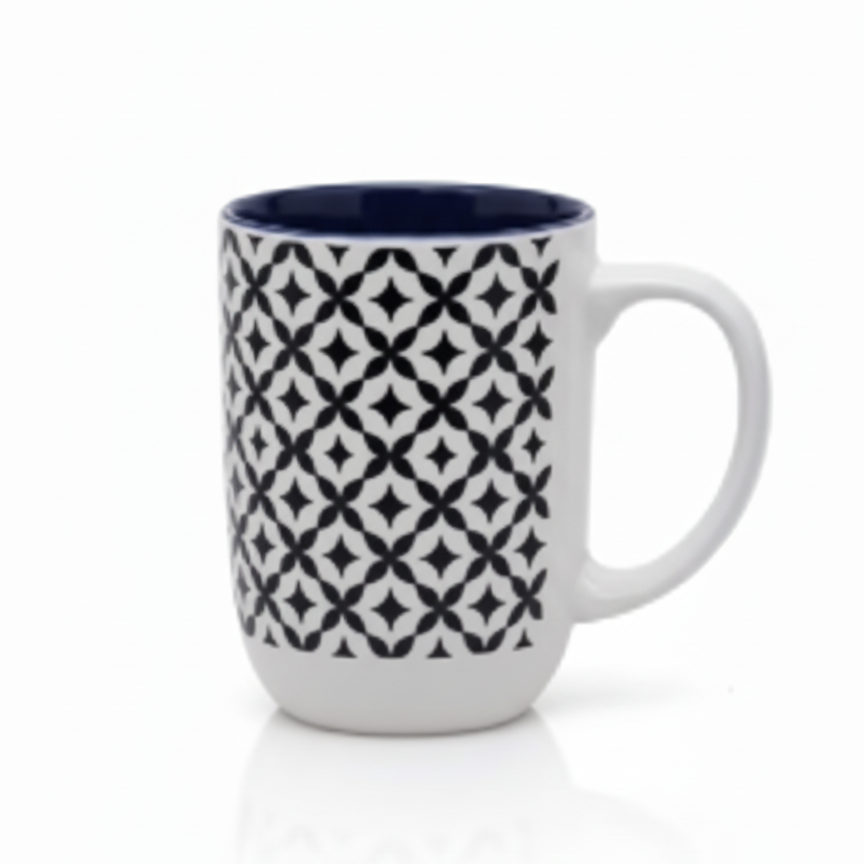 Modern Mosaic Coffee Mug 520 ml – colourful ceramic cup – Home Hatch Pakistan