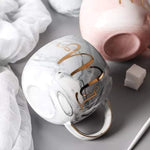 Mr & Mrs Mug| Marble Pattern Mug