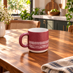 multicolor tribal pattern ceramic coffee mug, tribal pattern coffee mug, multicolor ceramic mug, printed ceramic coffee mug, tribal print tea cup, colorful coffee mug, artistic ceramic mug, bohemian coffee mug, ethnic pattern coffee cup, decorative tea mug, ceramic tea and coffee cup, printed coffee cups, colorful ceramic drinkware, tribal design mug, aesthetic coffee mug, ceramic coffee mugs Pakistan, tribal pattern mugs Pakistan, printed tea cups Pakistan, colorful coffee mugs Pakistan, buy ceramic coffee