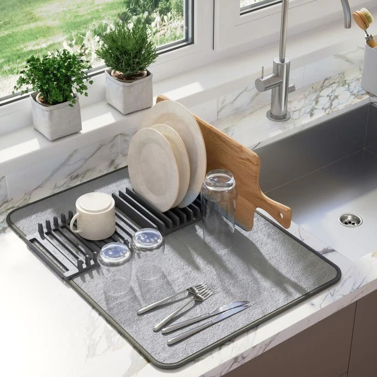 Multifunctional kitchen drain pad – quick dry mat for sink and countertop in Pakistan