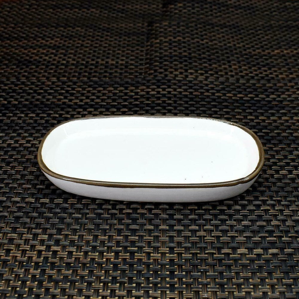 Chef Duo Ceramic Salt & Pepper Shaker Set with Tray Pakistan – Decorative Glazed Tableware for Dining & Kitchen Décor