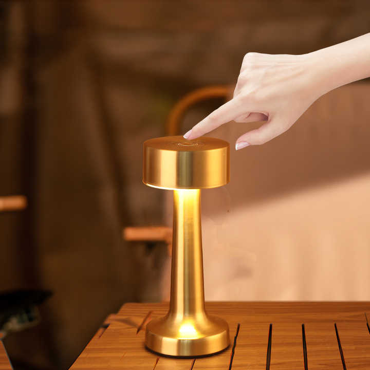 Nordic Minimalist Golden Touch Lamp - 3 Colour Changing Lamp