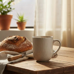 OTIX Textured Ceramic Coffee Mug Pakistan – Nordic Style Matte Glazed Cup for Coffee, Tea & Hot Beverages