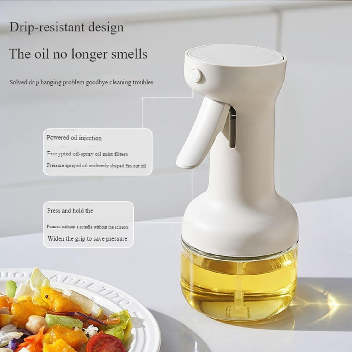 Oil Spray Glass Bottle| Oil Dispenser