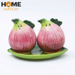 Green Onion Salt and Pepper Shaker Set