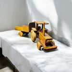 Pakistani Vintage Wooden Handicraft Tractor Trolley