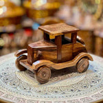 Pakistani Vintage Handmade Wooden Car
