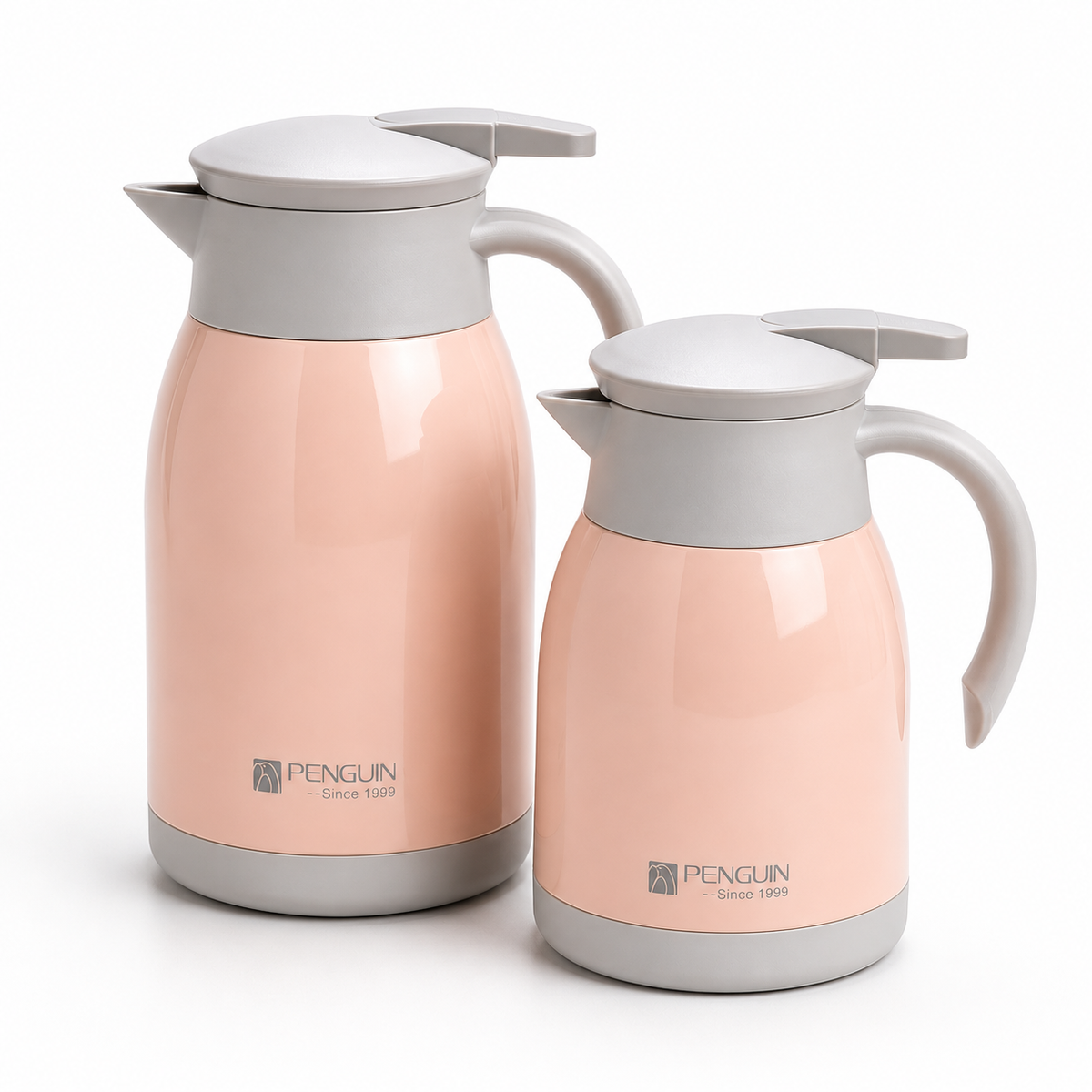 Penguin Original Pink stainless steel vacuum flask premium insulated tea and coffee thermos jug