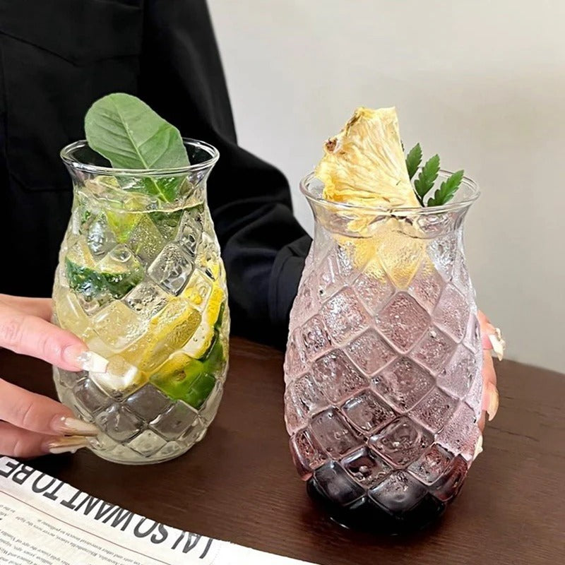 Pineapple Glass Pakistan – Stylish Tropical Drinkware for Juices, Cocktails & Mocktails