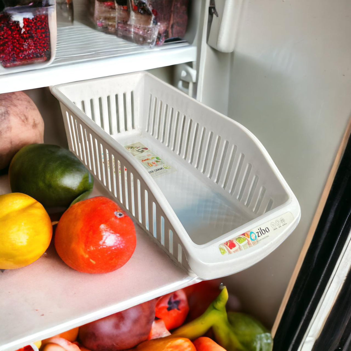 Plastic Fridge Storage Basket | Fruits & Vegetables - Home Hatch