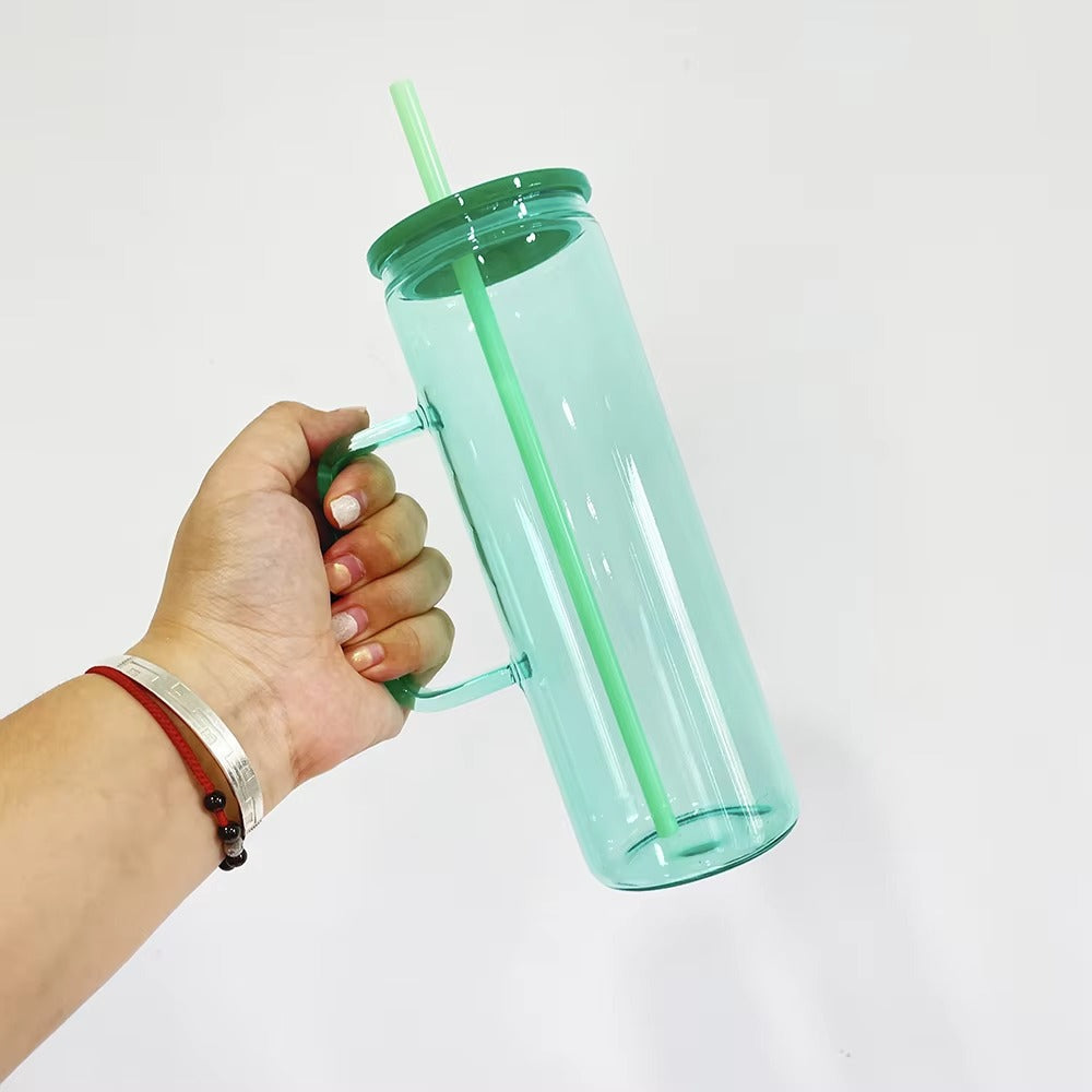 Premium 800ml ColorPop tumbler with lid straw and handle – Home Hatch Pakistan