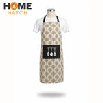 Printed Cotton Kitchen Apron with Pocket