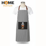 Printed Cotton Kitchen Apron with Pocket