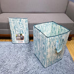 Printed Folding Fabric Laundry Basket | Portable Storage Basket - Home Hatch