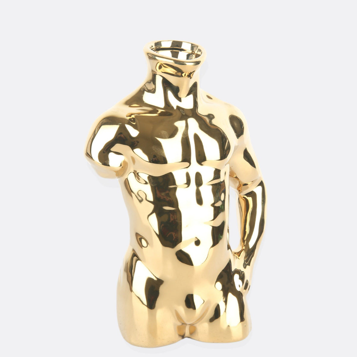 Radiant Golden Body Ceramic Vase