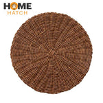 Handwoven Rattan Wicker Charger Plate – Rustic Table Mat & Placemat for Weddings and Dining in Pakistan