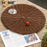 Handwoven Rattan Wicker Charger Plate – Rustic Table Mat & Placemat for Weddings and Dining in Pakistan