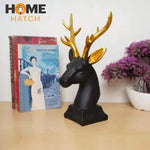 Reindeer Head Bust Figurine – Elegant Resin Decorative Statue for Home Décor in Pakistan