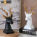 Reindeer Head Bust Figurine – Elegant Resin Decorative Statue for Home Décor in Pakistan