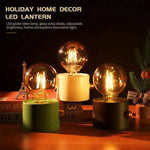 Retro glow rechargeable LED table lamp aesthetic bedside light – Home Hatch Pakistan