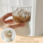 Ribbed High Borosilicate Glass Pakistan – Heat Resistant Transparent Drinkware for Coffee, Tea, Juices & Smoothies