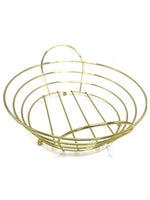 Round Bread Basket With Fabric Lining