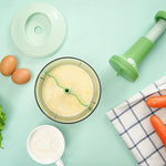 Salad Spinner & Chopper – Manual Vegetable Dryer, Fruit Basket & Salad Drainer with Bowl Strainer for Kitchen