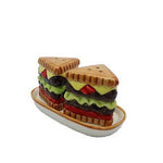 Sandwich Salt and Pepper Shakers Set With Tray For Dining Table | Kitchen Accessories