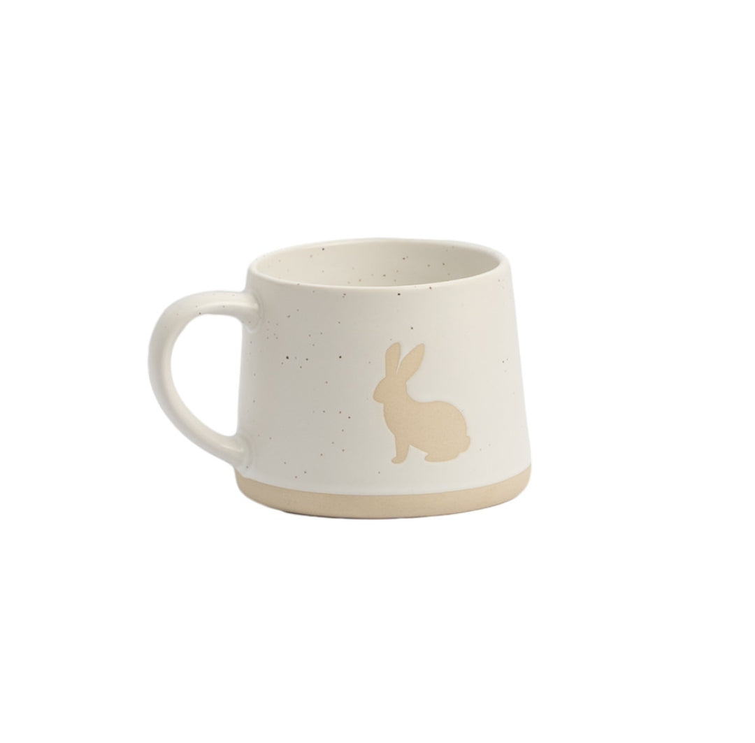 Embossed Ceramic Coffee Mug