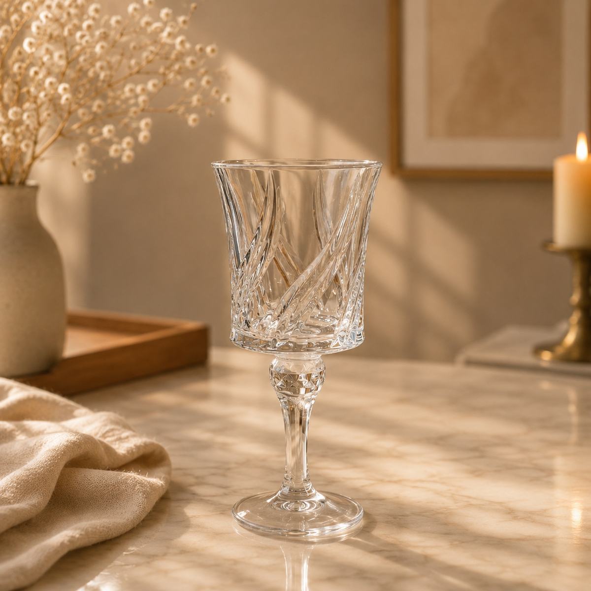 Set of 6 clear 280ml stemmed drinking glasses and premium goblets for serving water, juice, mocktails and cold beverages.stemmed drinking glasses280ml drinking glassesglass goblet set of 6premium glass gobletswater goblet setjuice drinking glassesmocktail glassesstemmed glass setclear drinking gobletsdrinking glasses set of 6