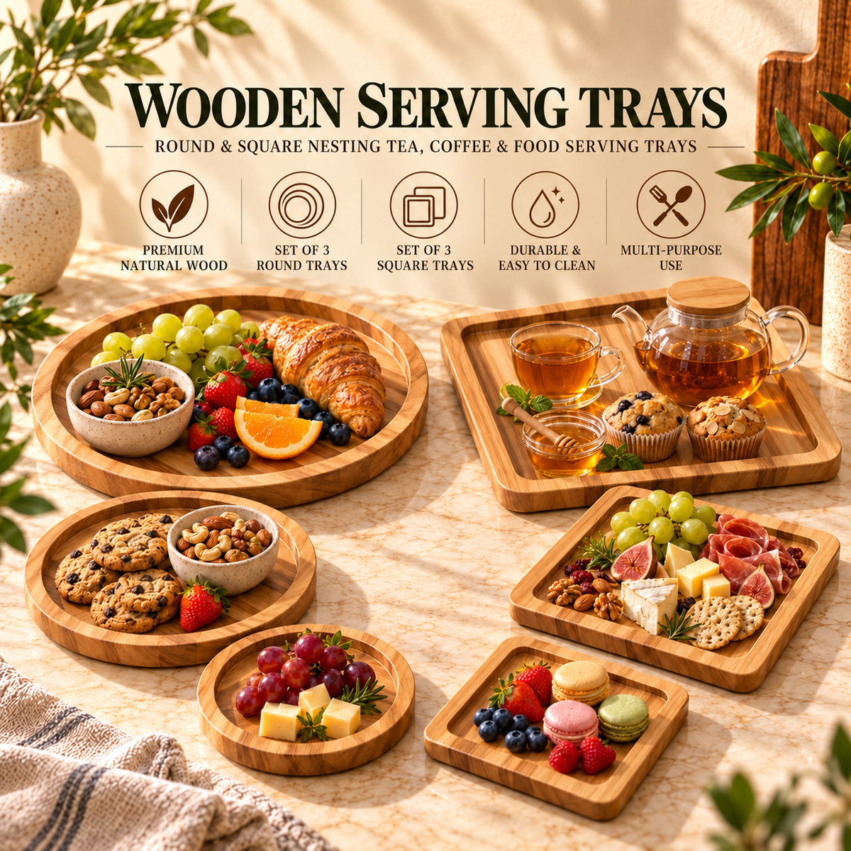 wooden serving tray set of 3, wooden serving trays Pakistan, nesting wooden serving trays, 3 piece wooden tray set, wooden tea serving tray, wooden coffee serving tray, wooden food serving tray, nesting tea trays, wooden breakfast tray, wooden snack serving trays, wooden serving platter set, wooden tray set for guests, wooden kitchen serving trays, decorative wooden trays, wooden tray set Pakistan, serving trays online Pakistan, tea serving tray Pakistan, coffee table wooden tray, wooden serving tray for ho