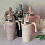 SITARAYURIStainless Steel Vacuum Insulated Tumbler 780ml Hot & Cold Drink Bottle