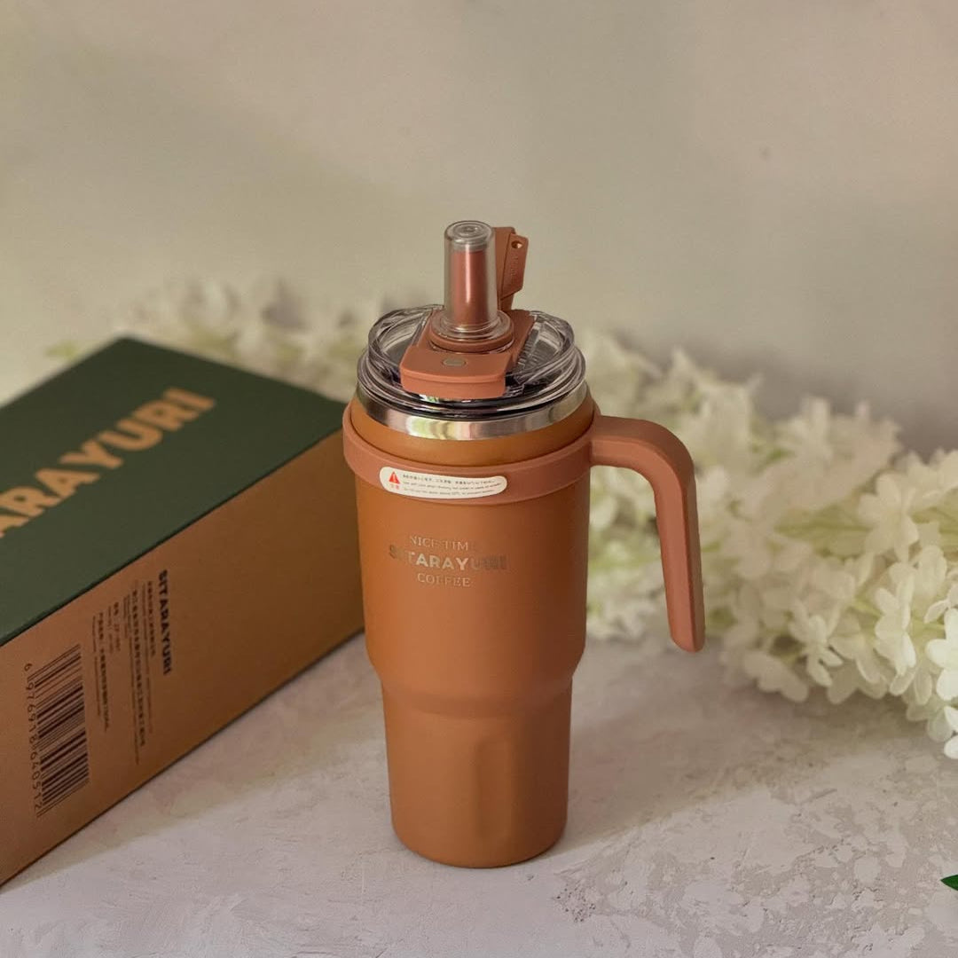 Sitarayuri Stainless Steel Vacuum Insulated Tumbler 1100ml – Hot & Cold Water Bottle Pakistan | Leakproof Travel Coffee Flask