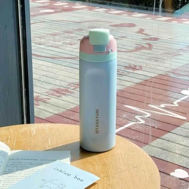 Sitarayuri dual-lock insulated sports travel mug 710ml in multiple colours – Home Hatch Pakistan