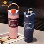 Sitarayuri flip-top leak-proof insulated travel mug 900ml – assorted colours – Home Hatch Pakistan