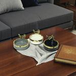 Sparrow Nordic Animal Bust Porcelain Ashtray