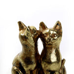 Egyptian Golden Cats Statue | Figurine | Home Décor