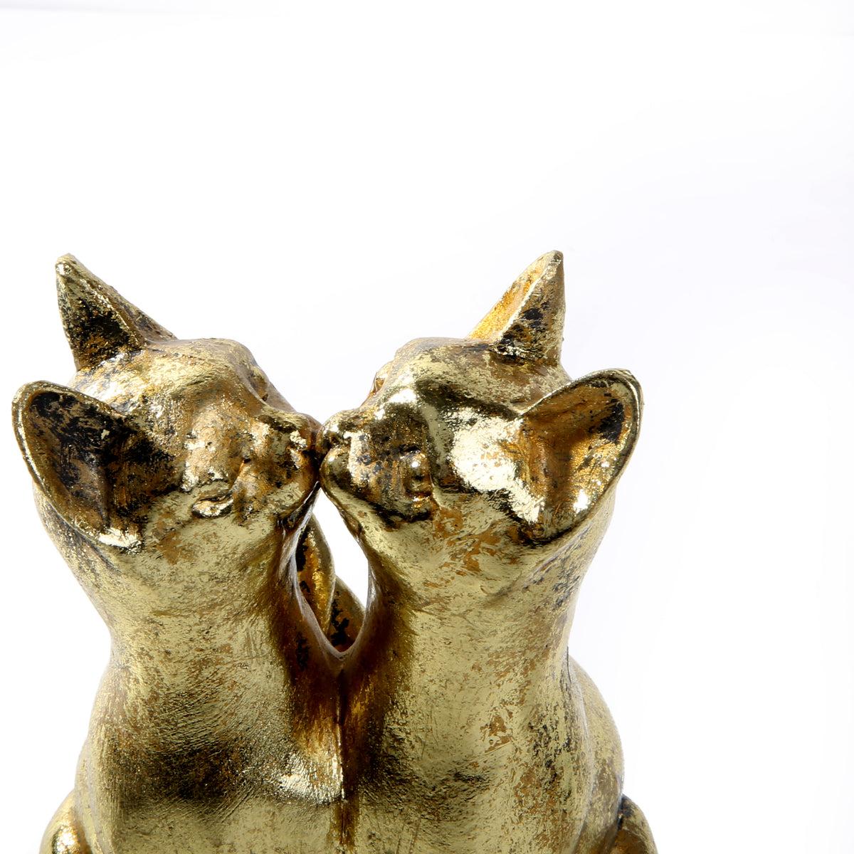 Egyptian Golden Cats Statue | Figurine | Home Décor
