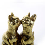 Egyptian Golden Cats Statue | Figurine | Home Décor